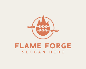 Flame Asian Culinary logo design