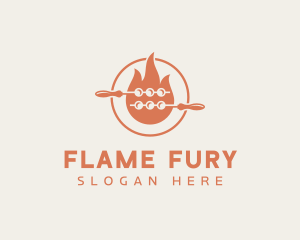 Flame Asian Culinary logo design