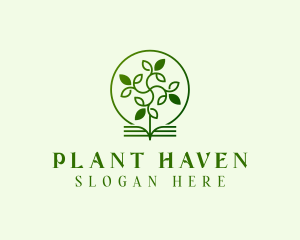 Wellness Tree Plant logo design