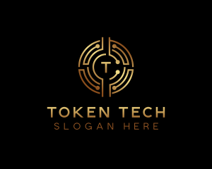 Fintech Cryptocurrency logo design