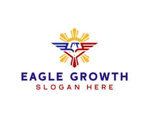 Sun Philippine Eagle logo design