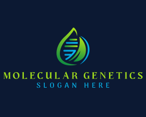 Science Leaf DNA logo design