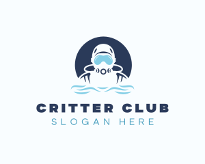 Scuba Diving Athletic logo design