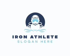 Scuba Diving Athletic logo design