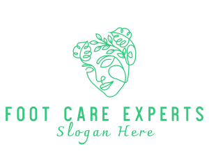 Botanical Lady Facial Care logo design