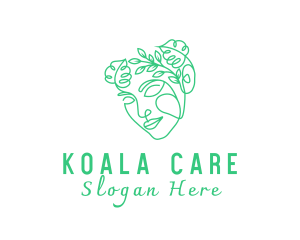 Botanical Lady Facial Care logo design