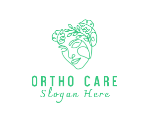 Botanical Lady Facial Care logo design