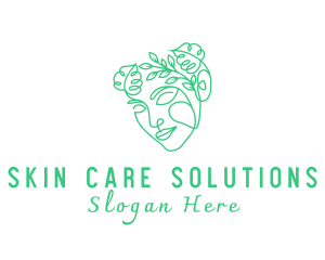 Botanical Lady Facial Care logo design