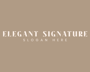 Generic Elegant Salon logo design