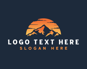 Travel Sunset Mountain logo