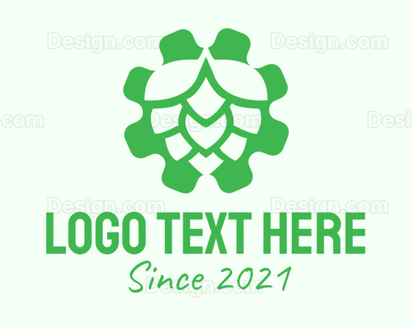 Green Gear Hop Logo