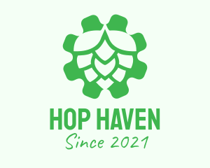 Green Gear Hop  logo