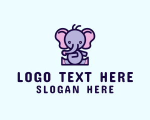 Elephant Toy Animal  logo