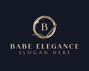 Luxury Needle Tailoring logo design