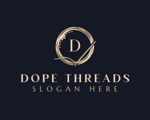 Luxury Needle Tailoring logo design