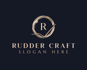 Luxury Needle Tailoring logo design