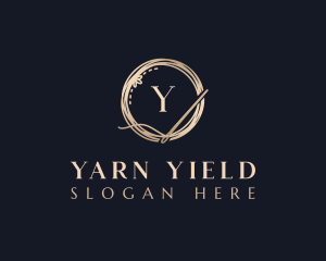 Luxury Needle Tailoring logo design