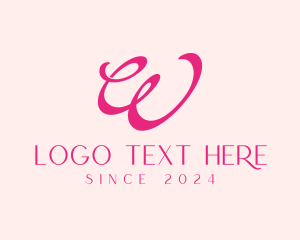 Fashion Wellness Letter W logo