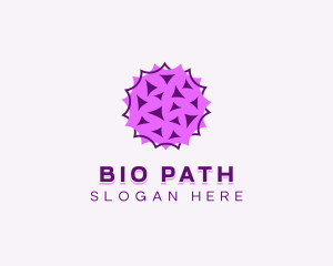 Spiky Germ Virus logo design