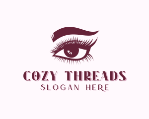 Cosmetologist Eyelash Salon logo design