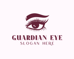 Cosmetologist Eyelash Salon logo design