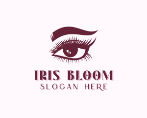 Cosmetologist Eyelash Salon logo design