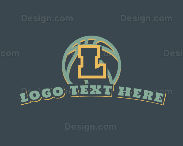 Basketball Sports League Logo