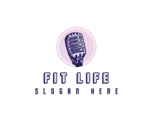 Podcast Radio Microphone logo