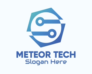 Hexagon Tech Company logo design