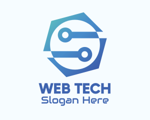 Hexagon Tech Company logo design