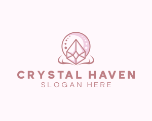 Precious Gem Crystal logo design