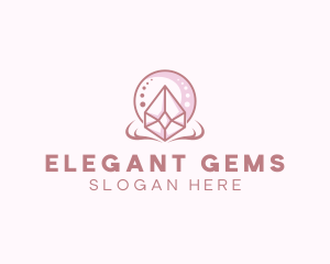 Precious Gem Crystal logo design