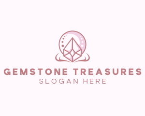 Precious Gem Crystal logo design