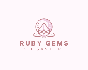 Precious Gem Crystal logo design