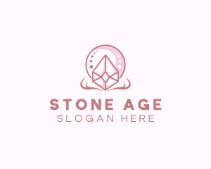 Precious Gem Crystal logo design