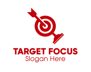 Target Cleaning Squeegee  logo design