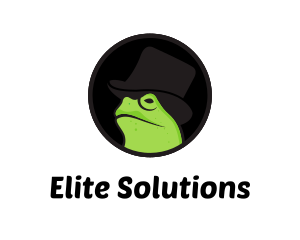 Top Hat Frog logo design