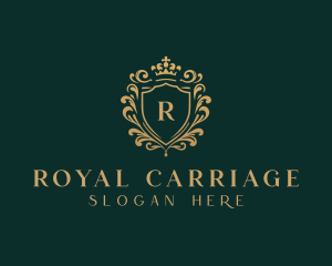 High End Royal Shield logo design