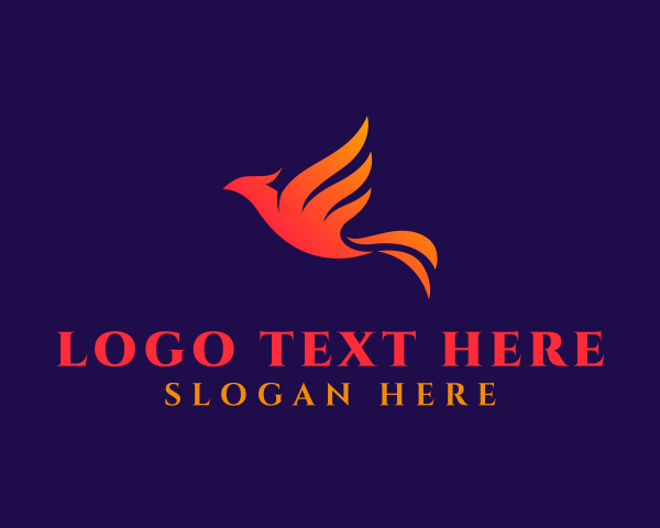 Red Orange logo example 1