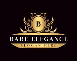 Wreath Ornament Boutique logo design