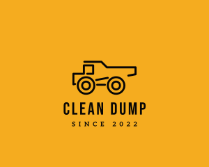 Construction Dump Truck  logo design