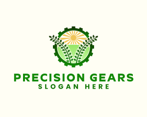 Agriculture Field Gear logo design