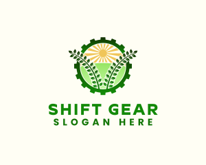 Agriculture Field Gear logo design