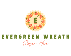 Flower Garland Lei logo design