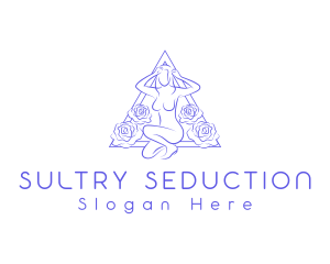 Seductive  Female Model logo design