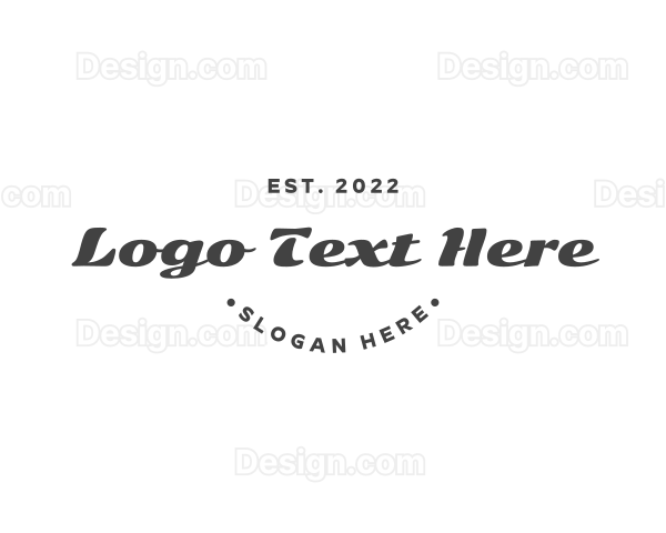 Generic Branding Script Logo