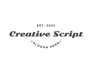 Generic Branding Script logo design