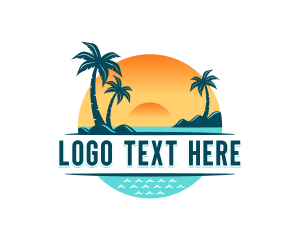 Vacation Tourism Island logo