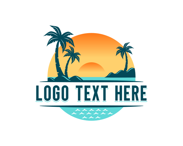 Vacation Tourism Island logo