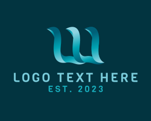 Modern Digital Company Letter W logo
